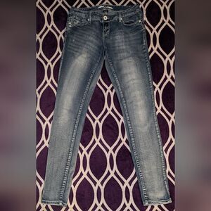 Sweet cheeks light blue skinny jeans, size 5/6